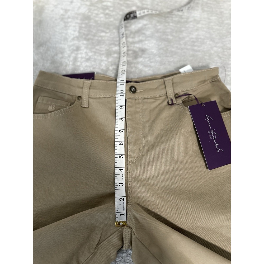 New Gloria Vanderbilt Amanda Classic Tapered Pants Stretch Chino Size 10S Short - Picture 5 of 8